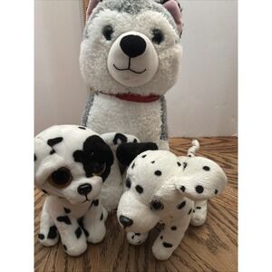 Stuffed‎ Animal Dog Lot Dalmatian Husky Lot